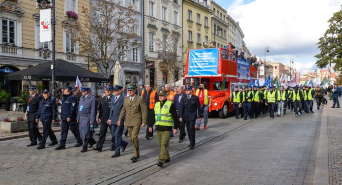 Manifestacja Służb Mundurowych Warszawa 2018